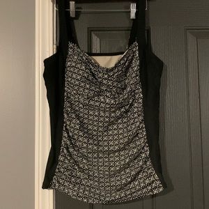 Ava VIV 18W Black White Tank Swimwear